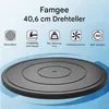 Plastik Drehplatte 40 cm, rutschfest, 360° drehbar, Produktbild-Vorschau 7