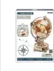The image shows the packaging of a ROKR Luminous 3D Wooden Globe Puzzle. Anteprima dell’immagine prodotto