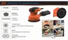 Black & Decker BEW210, Vibrační bruska, Černá, Oranžová, Náhled obrázku produktu 13