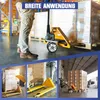 4 Stück Hubwagenrollen Gummirollen 80x70 mm, Achse 20 mm Produktbild-Vorschau 5