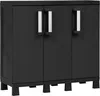 Toomax Garage Midi Trio Meuble de rangement bas Noir Voir les images du produit 1