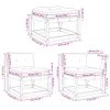 Design 5-tlg. Garten-Sofagarnitur mit Kissen Wachsbraun Produktbild-Vorschau 10