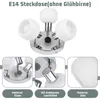 ZMH Deckenstrahler Weiß Deckenlampe Rund Deckenleuchte 3 Produktbild-Vorschau 7