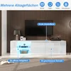 okwish TV-Schrank,Lowboard mit LED Beleuchtung und 3 Produktbild-Vorschau 4