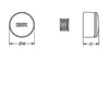 Technical drawings of a KWC product with dimensions. Produktbild-Vorschau
