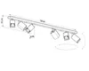 Lampa sufitowa MERIDA 6L Czarny Sollux Lighting SL.0460 Podgląd zdjęcia produktu 13