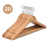 Kleiderbügel Holz 20er Set – Holzbügel aus Massivholz mit Produktbild-Vorschau 2