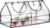 relaxdays Folienfrühbeet PVC mit 2 Fenstern Produktbild-Vorschau 1