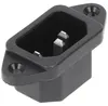 AC-Einbaustecker, (* mm²) Anschluss für Kaltgerätekabel Produktbild-Vorschau 3