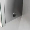 Armoires de toilette à portes battantes LED SONNI en acier Voir les images du produit 5