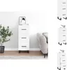 vidaXL Sideboard Weiß 34,5x34x90 cm Holzwerkstoff -  Produktbild-Vorschau 1