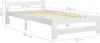 vidaXL Massivholzbett Weiß Kiefer 90x200 cm Produktbild-Vorschau 5