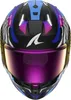 Kask Shark Skwal i3 Speed Fancy, czarny/biały/niebieski, XL Podgląd zdjęcia produktu 3
