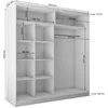 A diagram showing the dimensions of a wardrobe. Produktbild-Vorschau