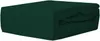 A folded dark green fitted sheet is shown against a white background. Náhled obrázku produktu
