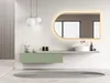 HOKO specchio da bagno ad arco LED 60x100 cm con cornice in Anteprima dell’immagine prodotto 13