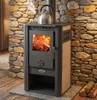 Kaminofen Atene S 4.0 Keramik Creme mit 7,5 kW Produktbild-Vorschau 3