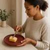 Piatto da antipasto o da dessert al lampone - D 21cm Anteprima dell’immagine prodotto 2