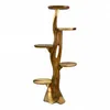 A wooden plant stand shaped like a tree with multiple shelves. Produktbild-Vorschau