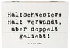 Mr. & Mrs. Panda Holzbox Spruch Liebe Halbschwester 22 x 15 Produktbild-Vorschau 1