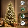 Arbre de Noël artificiel de 183 cm, avec effet neige, Voir les images du produit 3