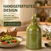 Keramik Ölspender 700 ml mit Gold Ausgießer, Produktbild-Vorschau 2