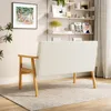 Iropro 2 Sitzer Sofa, Kleine Sofa mit Holzrahmen, Produktbild-Vorschau 13