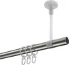 Interdeco Gardinenstange / Vorhangstange Edelstahl-Optik / Produktbild-Vorschau 3