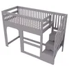 Kinderbed met hoogslaper, 90 x 200 cm, met opbergruimte in Productafbeelding-voorbeeld 10