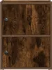 vidaXL Regál na knihy smoke oak 40x24x52 cm materiál na Náhľad obrázku produktu 4