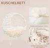 Pawhut Rattan Katzenkorb Katzenhöhle Katzenhütte Katzenbett Produktbild-Vorschau 5