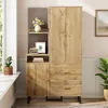Armadio compatto Merax 110x186x38 cm, armadio da corridoio Anteprima dell’immagine prodotto 8