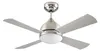 Ventilateur de plafond Borneo Nickel, pales réversibles, Voir les images du produit 1