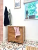 Wäschebox Holz Vito klein Wäschetruhe Massivholz Teak Produktbild-Vorschau 10