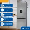 Exquisit Kühl-Gefrierkombination KGC5320-95-E-WS-040C Produktbild-Vorschau 3