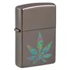 Zippo Benzin-Feuerzeug Black Ice Funky Cannabis Design Produktbild-Vorschau 3