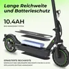 E Scooter mit Straßenzulassung, E Roller 42V/10Ah Batterie Produktbild-Vorschau 2