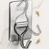 INF Selbstklebende Edelstahlhaken - 10er Pack, Wandhaken Produktbild-Vorschau 9