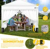 tillvex Pavillon 3x3m blanc étanche à l'eau avec 4 parties Voir les images du produit 3