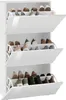 Schuhschrank >Arona< in Weiß Hochglanz - Podgląd zdjęcia produktu 3
