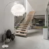 LED RGB Stehlampe, Feder Schirm, weiß, dimmbar, H 196 cm Produktbild-Vorschau 7