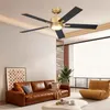ZELURXX Deckenventilator mit LED Licht, 52 Zoll, Schwarz Produktbild-Vorschau 1
