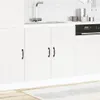vidaXL Spülenunterschrank Lucca Weiß Holzwerkstoff Produktbild-Vorschau 1