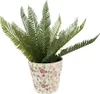 Clayre & Eef Blumentopf Ø 17x16 cm Rosa Beige Keramik Produktbild-Vorschau 2
