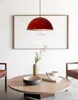 Hängelampe I Lipeo I Rot Metall Modern Lampe Produktbild-Vorschau 5