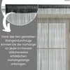 Fadenvorhang Türvorhang Fäden 90x245 dunkelgrau - Produktbild-Vorschau 4