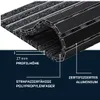 POLENTEX aluminium deurmat met frame, 60x40 cm, versterkt, Productafbeelding-voorbeeld 2