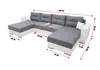 Couchgarnitur CLARA – U-Form mit Schlaffunktion & Produktbild-Vorschau 2