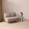 sweeek - 2-Sitzer-Sofa mit Stoffbezug, Holzfüße - Beige Produktbild-Vorschau 4