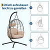 Hängesessel mit Gestell für Outdoor & Indoor,Polster & Produktbild-Vorschau 4